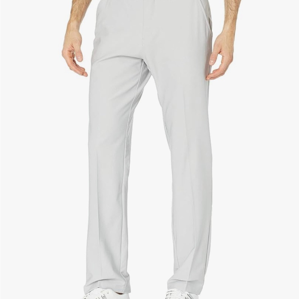 adidas Men's Light Gray Dress Pants
